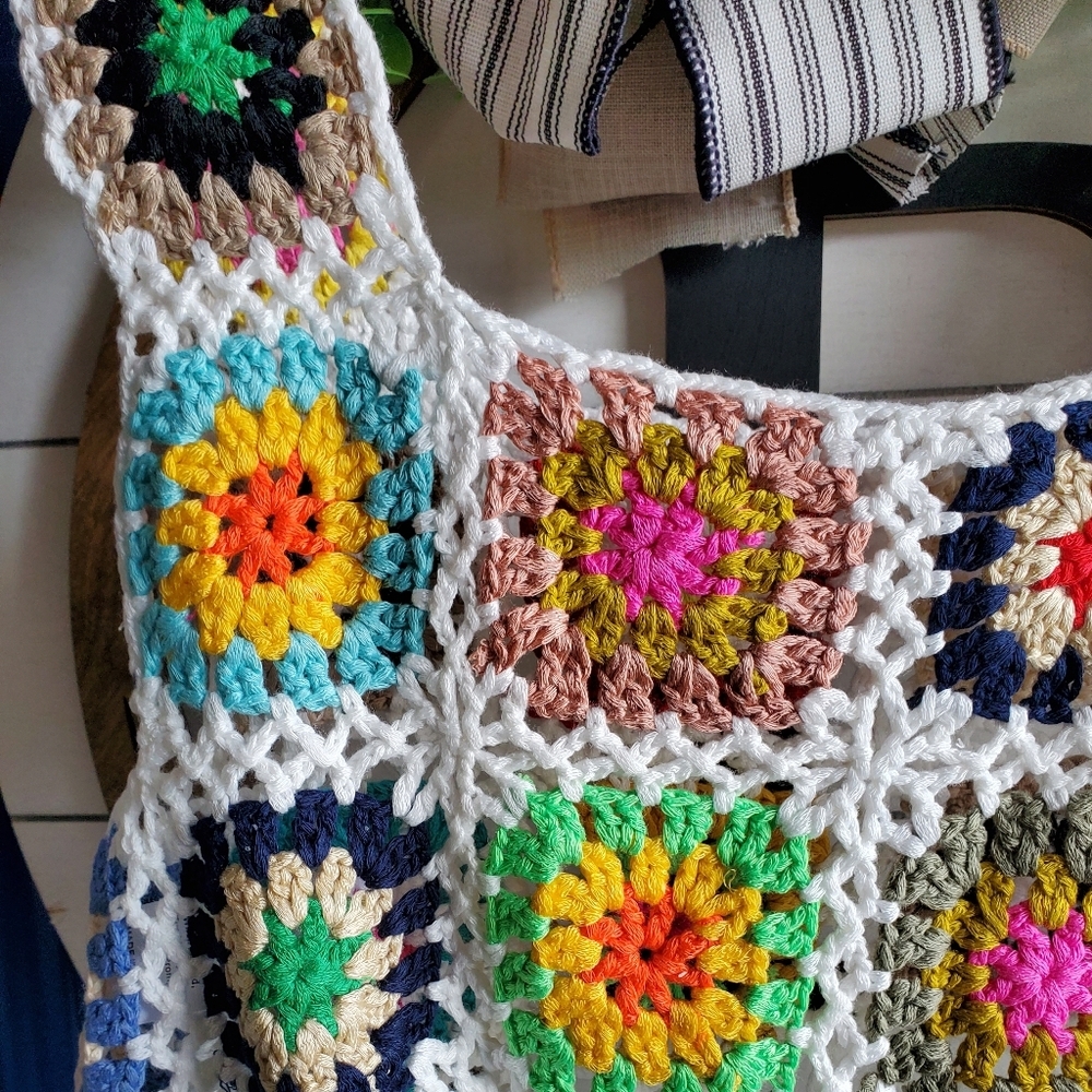 Crochet Bohemian Vest Top - Picture 8 of 8